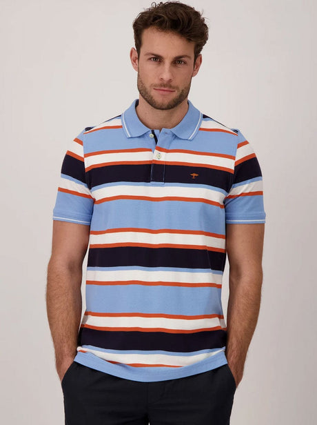 Fynch Hatton Polo & T-Shirts Fynch Hatton - Multi Bar Stripe Polo