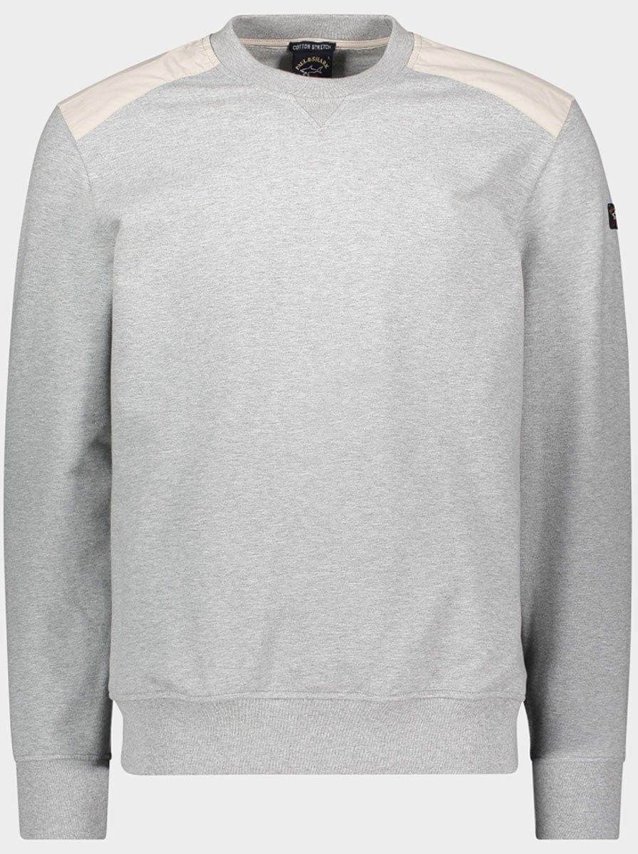 Paul & Shark Knitwear & Jumpers Paul & Shark - Cotton Sweatshirt with Shoulder Detail