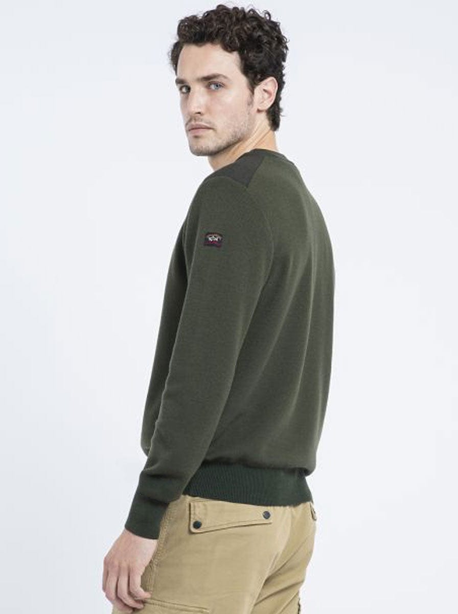 Paul & Shark Knitwear & Jumpers Paul & Shark - Wool crewneck jumper with typhoon® details