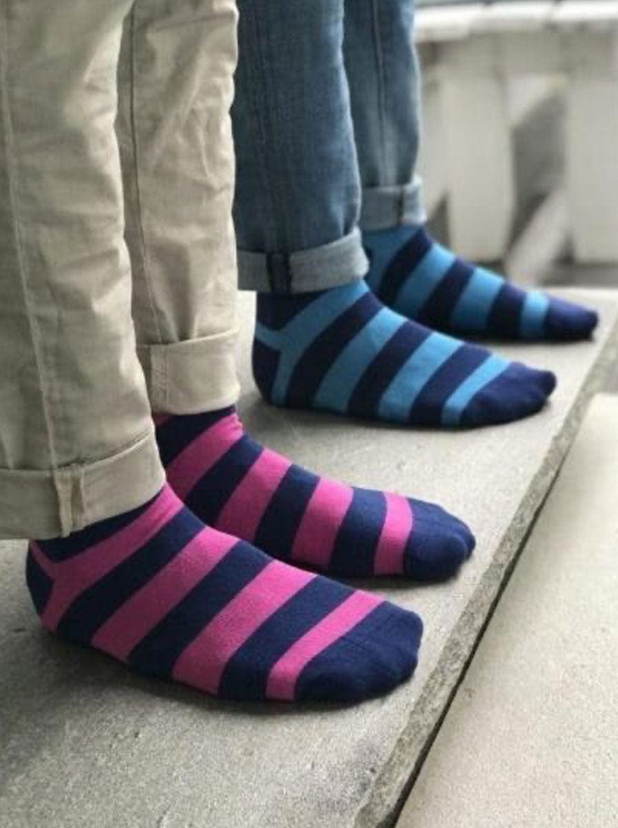Swole Panda Socks Swole Panda -Bar Stripped Bamboo Socks