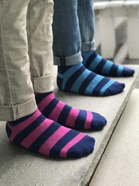 Swole Panda Socks Swole Panda -Bar Stripped Bamboo Socks