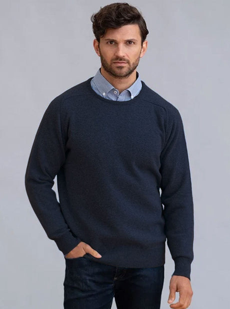 William Lockie Knitwear & Jumpers William Lockie - Cashmere Crew Neck