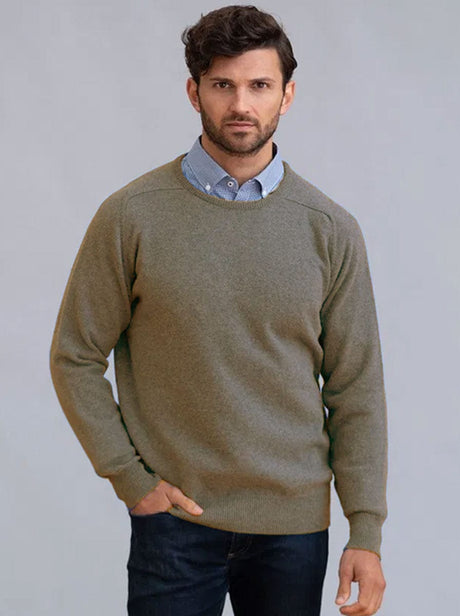 William Lockie Knitwear & Jumpers William Lockie - Cashmere Crew Neck
