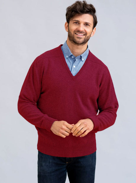 William Lockie Knitwear & Jumpers William Lockie - Cashmere  V-Neck