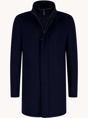 A Fish Named Fred Coats A Fish Named Fred - Funnel Neck Navy Coat
