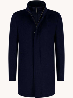 A Fish Named Fred Coats A Fish Named Fred - Funnel Neck Navy Coat