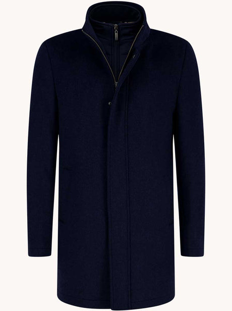 A Fish Named Fred Coats A Fish Named Fred - Funnel Neck Navy Coat
