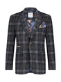 A Fish Named Fred Jacket/Blazer A Fish Named Fred - Brown Check Blazer