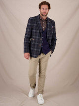 A Fish Named Fred Jacket/Blazer A Fish Named Fred - Brown Check Blazer