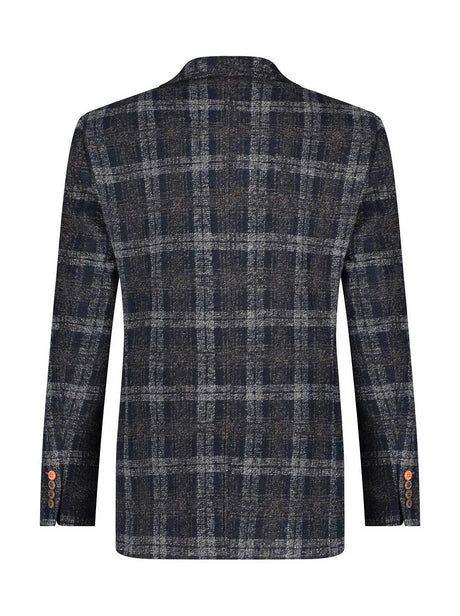 A Fish Named Fred Jacket/Blazer A Fish Named Fred - Brown Check Blazer