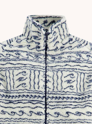 A Fish Named Fred Knitwear & Jumpers A Fish Named Fred - Printed Full Zip Fleeze
