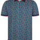 A Fish Named Fred Polo & T-Shirts A Fish Named Fred - Boat Print Navy Polo Shirt