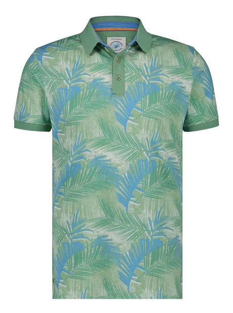 A Fish Named Fred Polo & T-Shirts A Fish Named Fred - Fern Print Polo Shirt