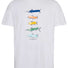 A Fish Named Fred Polo & T-Shirts A Fish Named Fred - Fish Print Off-White Polo T-Shirt