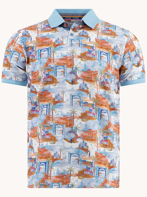 A Fish Named Fred Polo & T-Shirts A Fish Named Fred - Impression Island Polo Shirt