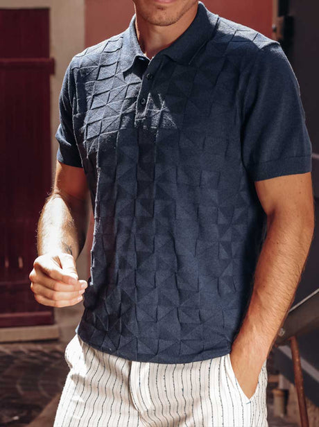 A Fish Named Fred Polo & T-Shirts A Fish Named Fred - Knitted Polo Shirt