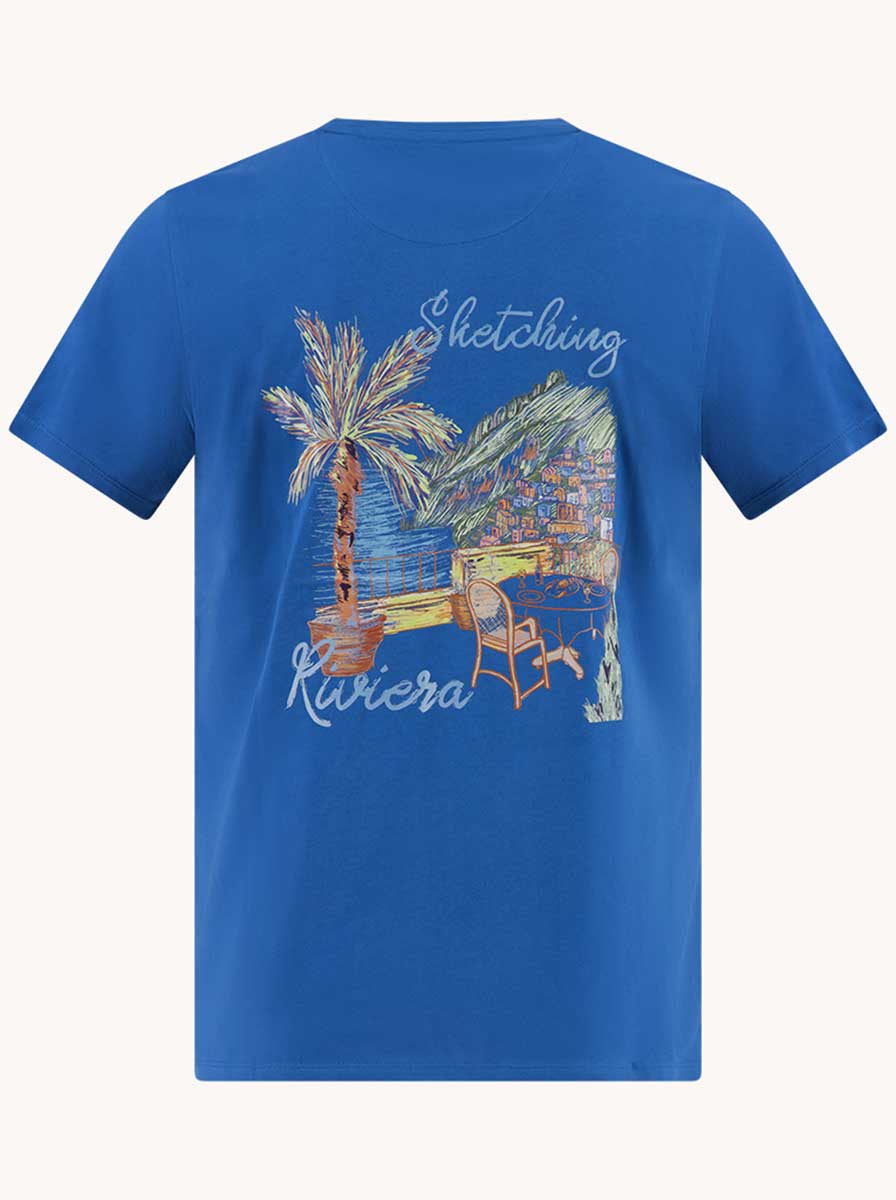 A Fish Named Fred Polo & T-Shirts A Fish Named Fred - Sketching Riviera T-Shirt