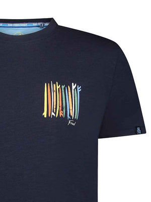 A Fish Named Fred Polo & T-Shirts Fish Named Fred - Wave Print T-Shirt