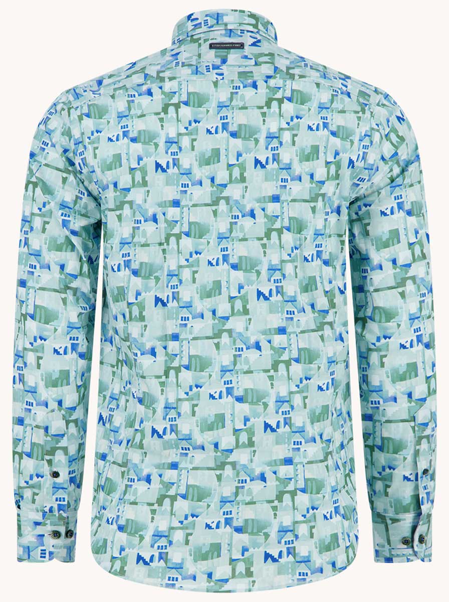 A Fish Named Fred Shirts A Fish Named Fred - Abstract City Shirt