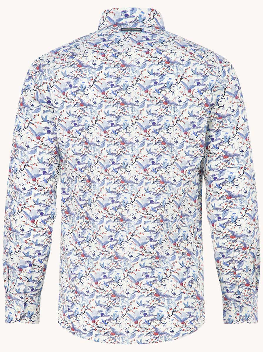 A Fish Named Fred Shirts A Fish Named Fred - Crane Sky Off White Shirt