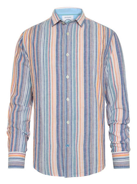 A Fish Named Fred Shirts A Fish Named Fred - Double Stripe Cobalt Shirt