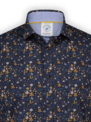 A Fish Named Fred Shirts A Fish Named Fred - Flower Print Shirt 223