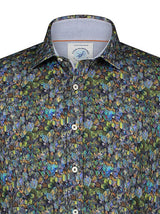 A Fish Named Fred Shirts A Fish Named Fred - Frozen Leave Print Shirt