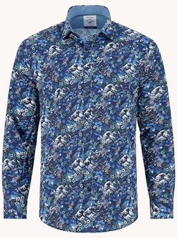 A Fish Named Fred Shirts A Fish Named Fred - Japanese Story Blue Shirt