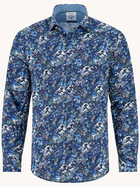 A Fish Named Fred Shirts A Fish Named Fred - Japanese Story Blue Shirt