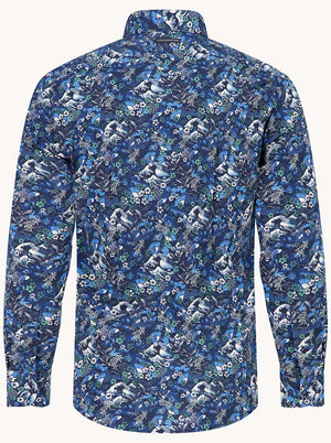 A Fish Named Fred Shirts A Fish Named Fred - Japanese Story Blue Shirt