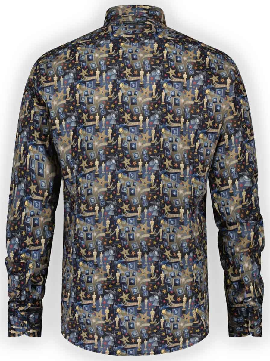 A Fish Named Fred Oscar Print Shirt at Andrew Gardner Andrew