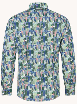 A Fish Named Fred Shirts A Fish Named Fred - Tokyo Signs Green Shirt