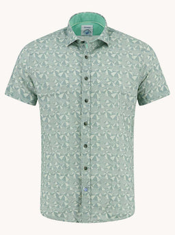 A Fish Named Fred Short Sleeve Shirts A Fish Named Fred - Sunshade Short Sleeve Shirt