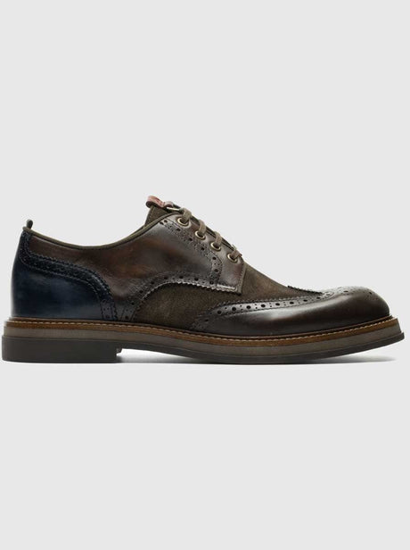 Ambitious Shoes & Boots Ambitious - Brogues - Moss Leather & Suede