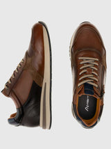 Ambitious Shoes & Boots Ambitious - Temple Zip Leather Sneaker