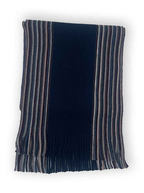 Ascott & Hemley Scarfs Hemley - Wool Striped Knitted Scarf