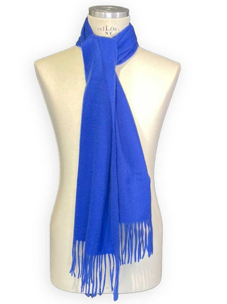 Ascott & Hemley Scarves Ascott & Hemley - Blue Cashmere Scarf