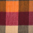 Ascott & Hemley Scarves Ascott & Hemley - Box Check Cashmere Burgundy/Orange/Beige Scarf