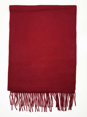 Ascott & Hemley Scarves Ascott & Hemley - Cashmere Burgundy Scarf