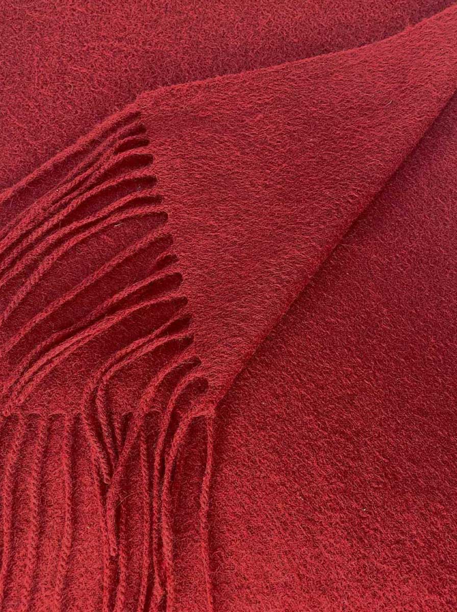 Ascott & Hemley Scarves Ascott & Hemley - Cashmere Burgundy Scarf