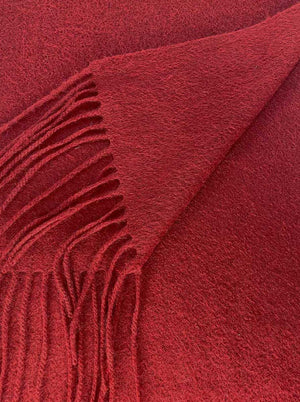 Ascott & Hemley Scarves Ascott & Hemley - Cashmere Burgundy Scarf