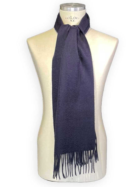 Ascott & Hemley Scarves Ascott & Hemley - Cashmere Navy Scarf
