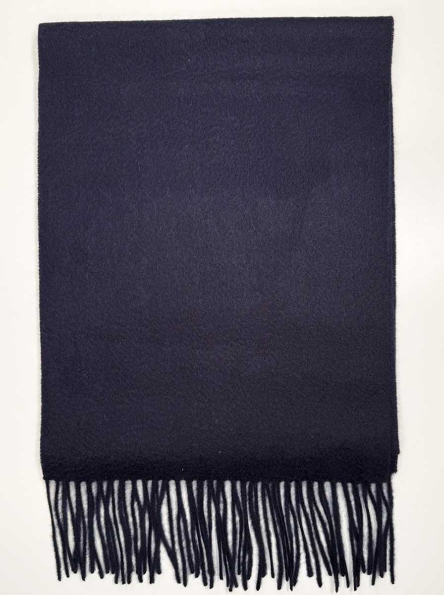 Ascott & Hemley Scarves Ascott & Hemley - Cashmere Navy Scarf