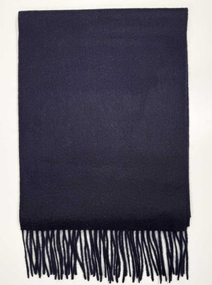 Ascott & Hemley Scarves Ascott & Hemley - Cashmere Navy Scarf