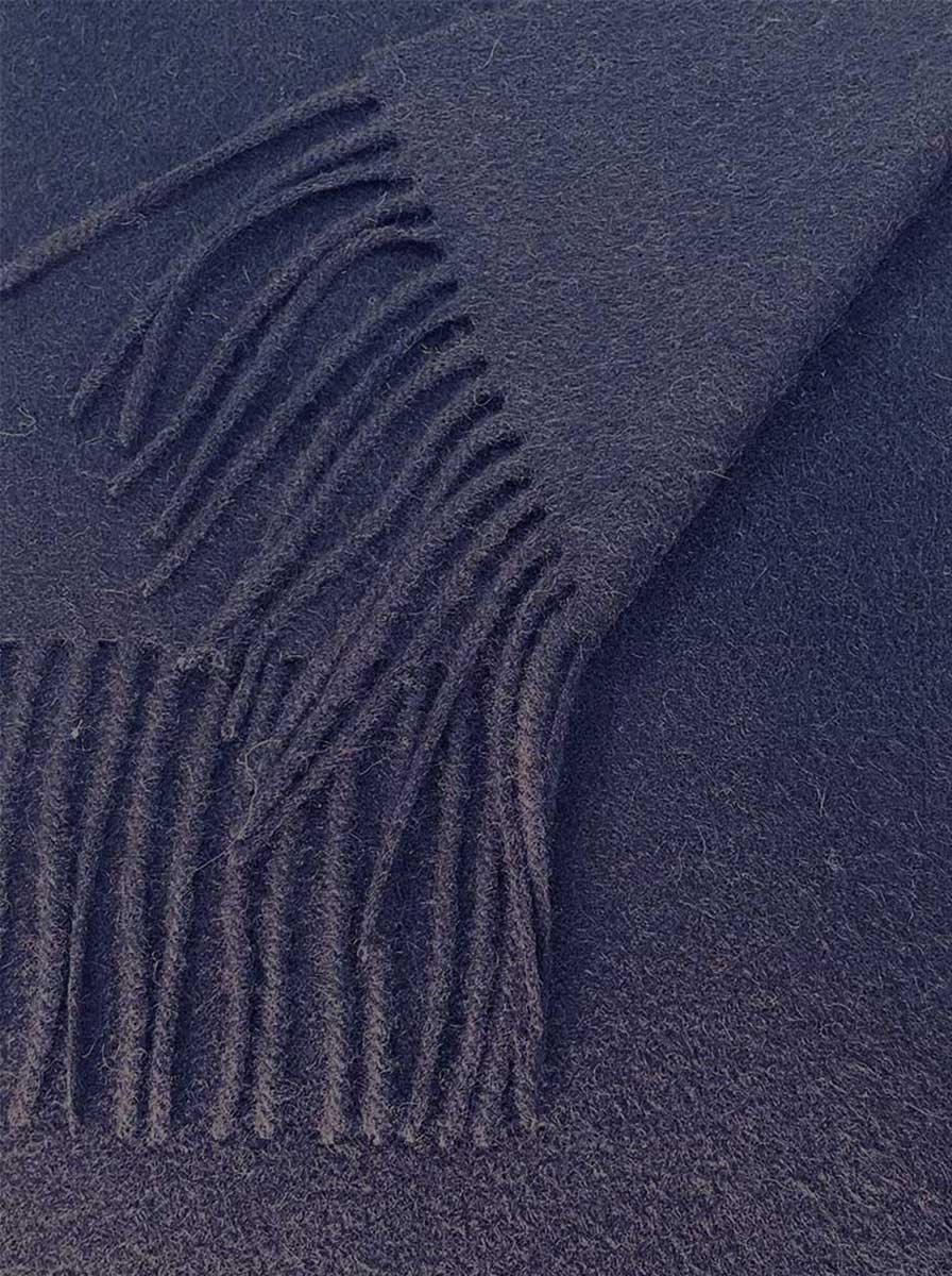 Ascott & Hemley Scarves Ascott & Hemley - Cashmere Navy Scarf