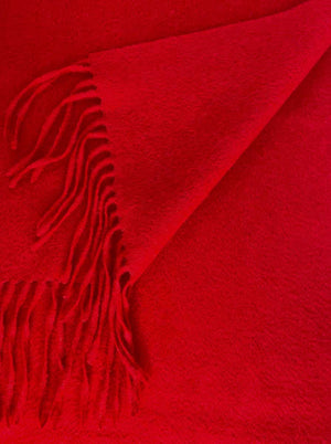 Ascott & Hemley Scarves Ascott & Hemley - Cashmere Red Scarf