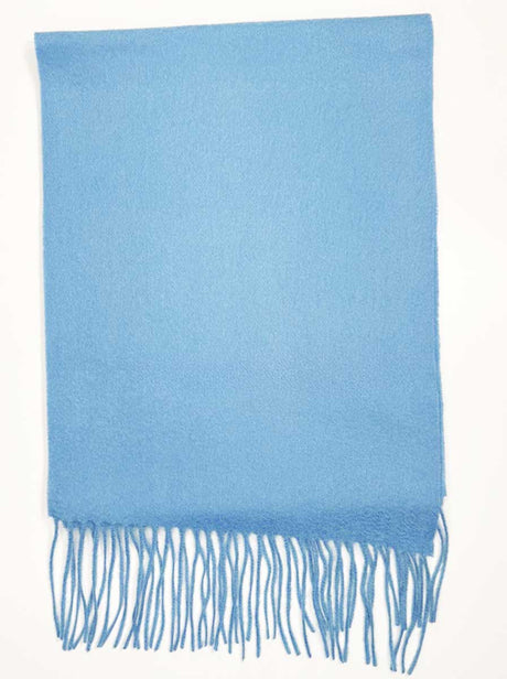 Ascott & Hemley Scarves Ascott & Hemley - Cashmere Sky Blue Scarf