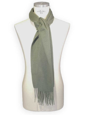 Ascott & Hemley Scarves Ascott & Hemley - Green Cashmere Scarf