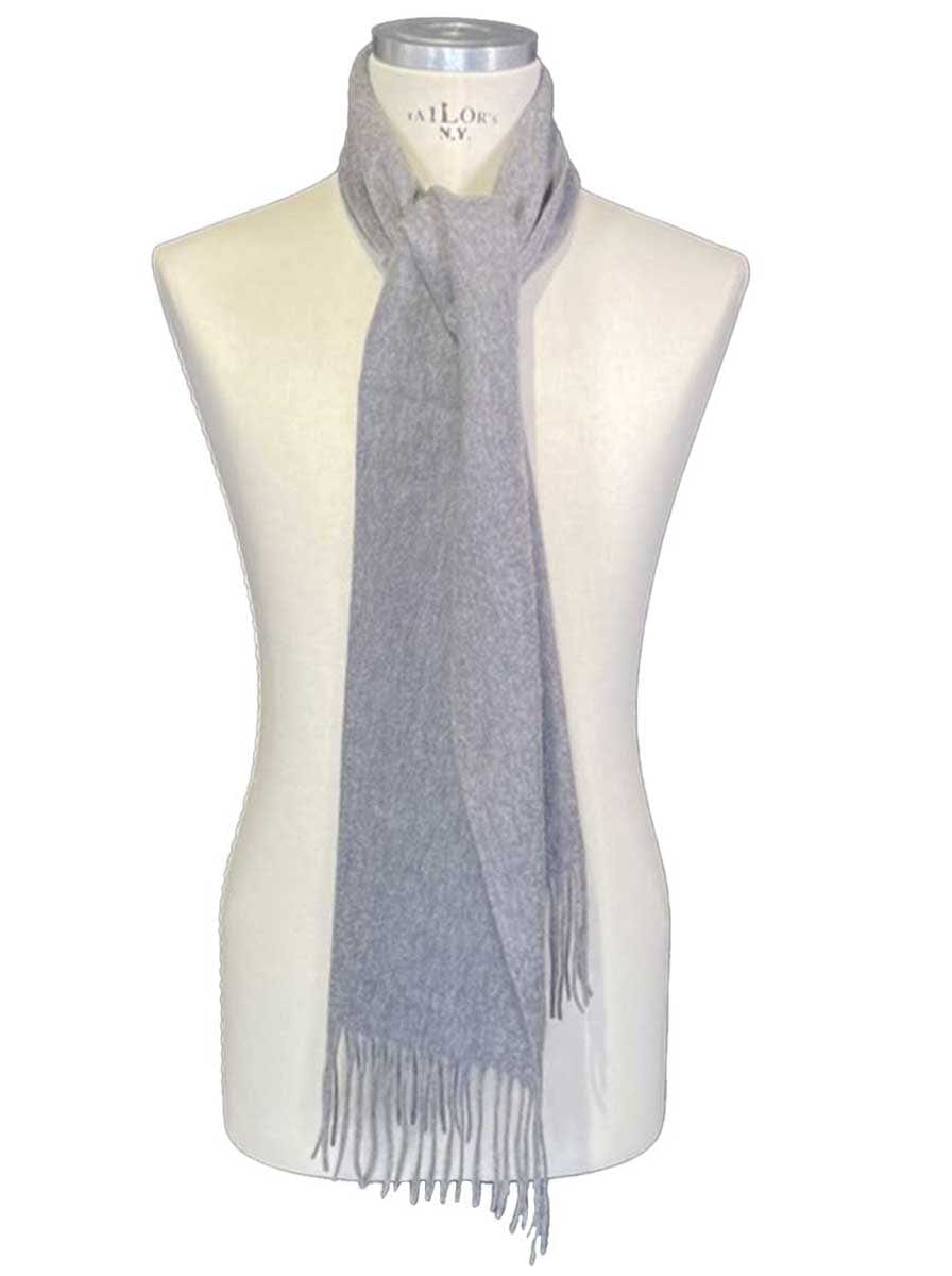 Ascott & Hemley Scarves Ascott & Hemley - Grey Cashmere Scarf