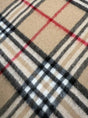Ascott & Hemley Scarves Ascott & Hemley - Multi Check Cashmere Beige Scarf